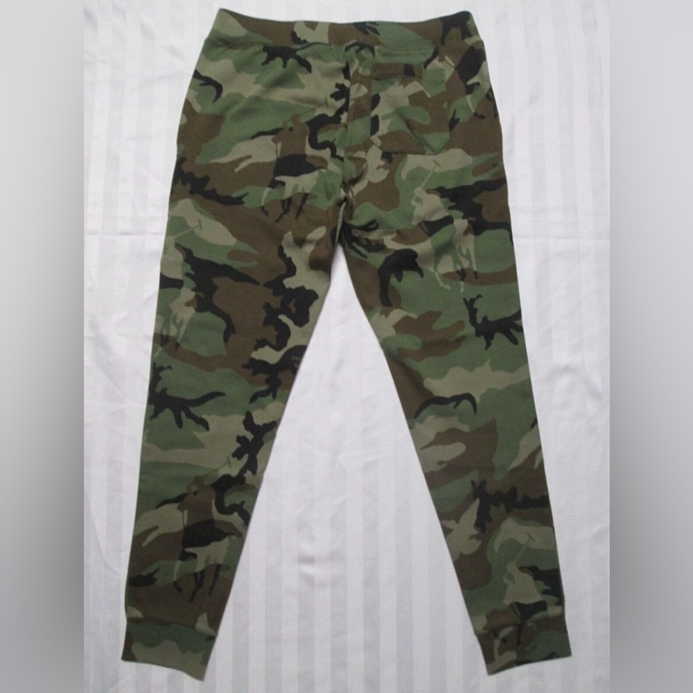 🆕 Polo Ralph Lauren Men’s Polo Player Camo Double Knit Jogger Pants. Green, 2XL